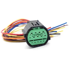 14-Pin Front Headlamp Headlight Connector Pigtail For Hyundai Sonata 2015-2019