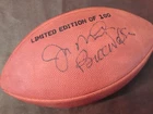 Joe Montana Bill Walsh Signed NFL Official Football Limited Edition JSA