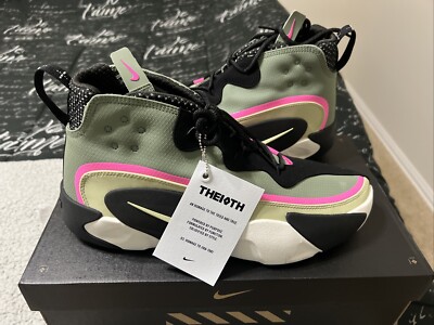 NIKE REACT FRENZY THE 10TH SPIRAL SAGE/OLIVE AURA-BLACK SIZE MEN'S 11.5
