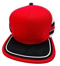 Three Striped Vintage Style Trucker Hat Adjustable Snapback Cap Throwback Brand