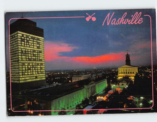 Postcard The Legislative Plaza & the State Capitol Nashville Tennessee USA