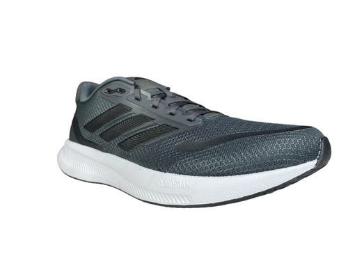 Adidas Men's Runfalcon 5 Shoes Sneakers IE8819 Gray Black White Size 10 NWB - Picture 8 of 13