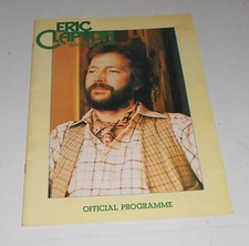 Original 1977 Eric Clapton Slowhand Tour Programme RARE Ronnie Lane Slim Chance