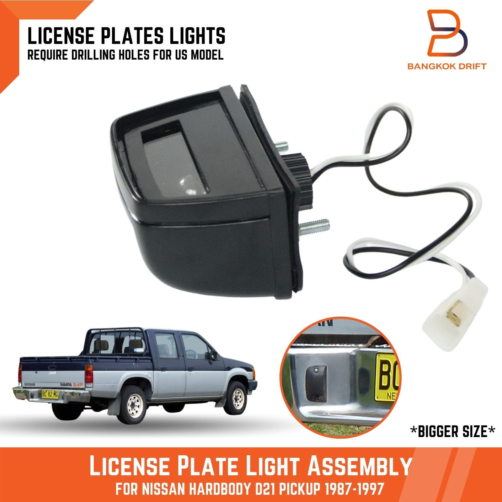 Rear Bumper License Plate Light For Nissan Hardbody D21 Pickup Ute Navara 8597 eBay