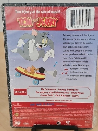 Tom And Jerry's Musical Mayhem NEW NO DIGITAL - Picture 2 of 2