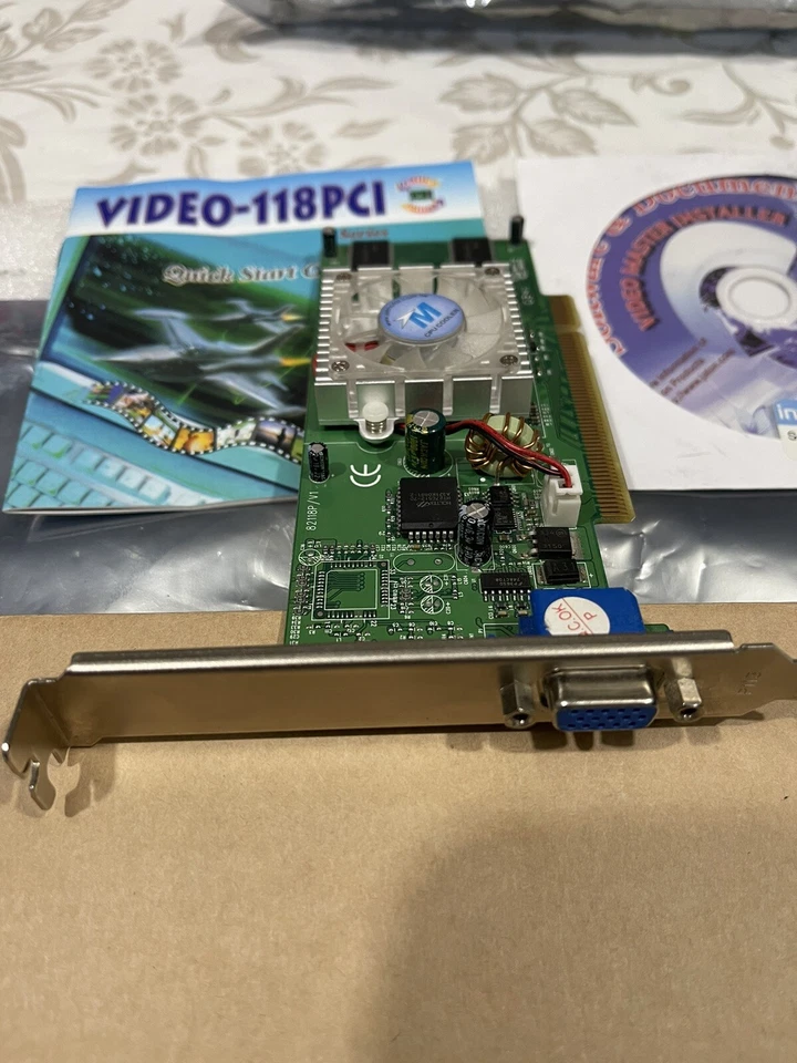 JATON VIDEO-118PCI-32 Nvidia Geforce MX400 32MB PCI Video Card VIDEO118PCI32DDR - Image 3 of 3