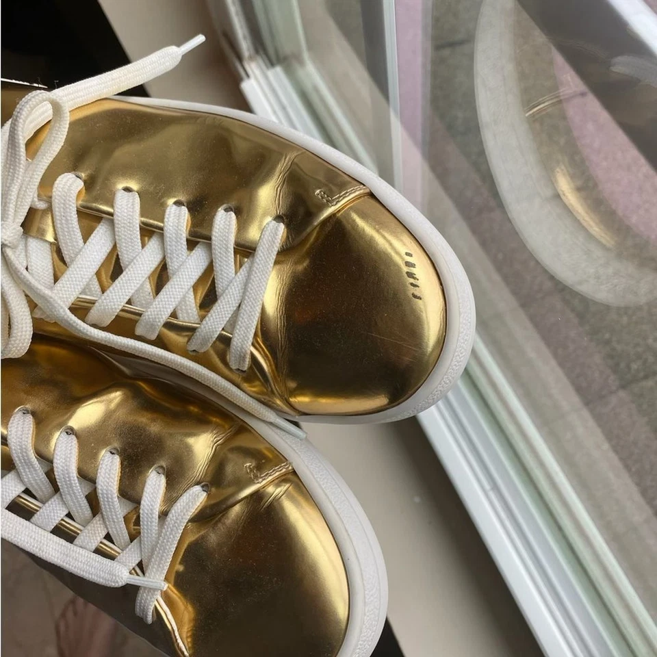 Gold Louis Vuitton Frontrow运动鞋,尺寸 37.5 — 第 2/4 张图片