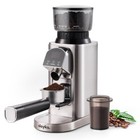Conical Burr Coffee Grinder Electric with Electronic Timer, Anti-Static, Coffee 