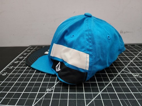 Volcom 'Happy Colors' Blue Buck Tooth Baseball Cap Hat Snapback Kids OSFM - Picture 3 of 9