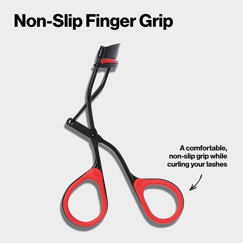 NEW Revlon Eyelash Curler Dramatic & Natural Curl 04605 Silicone Handle Grip - Picture 6 of 6