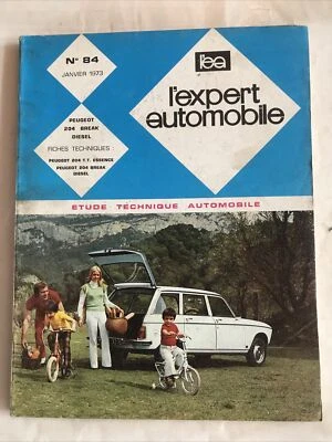 PEUGEOT 204 Break REVUE TECHNIQUE L EXPERT AUTOMOBILE 84 - Photo 1/2