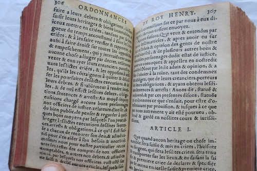 Mini ordonnances royaux sur le faict de la justice, autorité d'icelle..1588 - Imagen 7 de 9