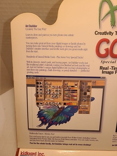 NEW PABLO ART DABBLER GOO SPECIAL EDITION FACTORY SEALED WINDOWS 95 GRAPHICS  - Picture 13 of 16