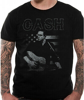 Officiel Johnny Cash T Shirt Label Homme noir XL NOUVEAU Outlaw Music Nashville Officiel Johnny Cash T Shirt Label Homme noir XL NOUVEAU Outlaw Music Nashville
