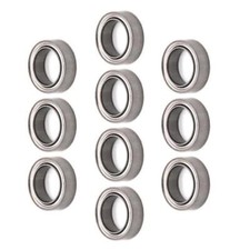 10pcs 8 x 12 x 3.5mm Thickness Bearing Steel Mini Groove Ball MR128ZZ