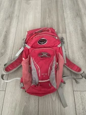 Osprey Verve 9 Outdoor Hiking Biking Hydraulics Backpack Red  No Bladder
