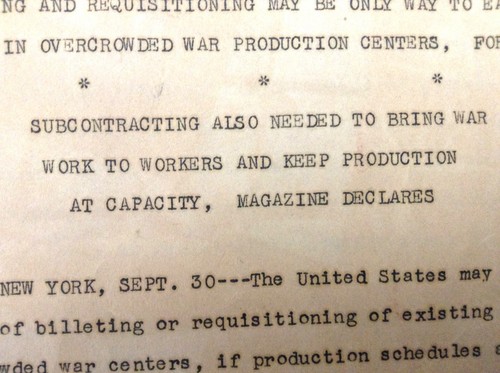 1943 Segunda Guerra Mundial Revista Fortune Time Life Rockefeller Nueva York Nueva York Nueva York Comunicado de prensa - Imagen 3 de 12