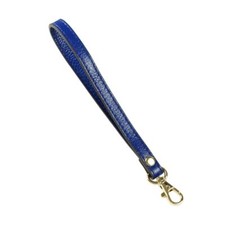 Blue Wristlet Strap Leather KeyChain Hand Strap for Clutch Purse Key Wrist La...