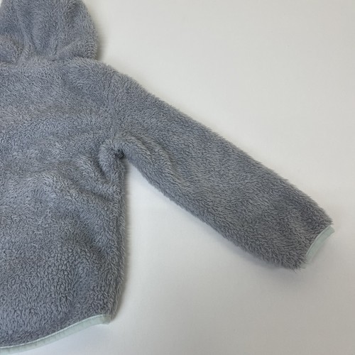 Under Armor Coldgear Jacket Sz 4 Full Zip Hoodie Sweatshirt Gray Unisex Boy Girl - Picture 7 of 13