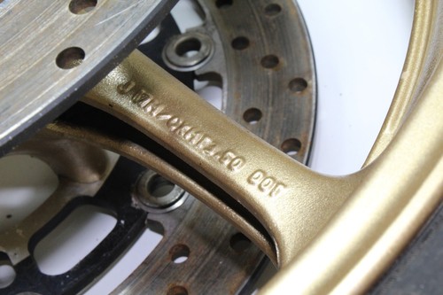 03-05 YAMAHA YZF R6 06-09 R6S FRONT WHEEL RIM STRAIGHT Sprocket Rotor L6 - Picture 9 of 9