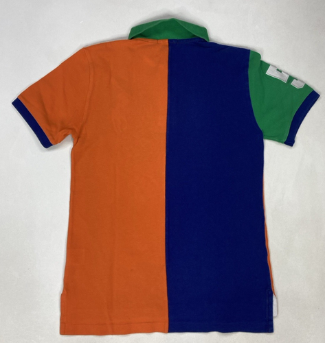 Polo Ralph Lauren Rugby Polo Shirt Boys Size Medium 10-12 Multicolor Big Pony 5 - Picture 4 of 9