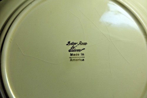 20 PC Lot SALEM BRIAR ROSE CHINA Serving Bowl Cups Saucers Sugar Creamer - Picture 7 of 12