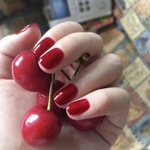 Featured image of post Red Acrylic Nails Designs Short : Very nice sparkling color nail paint acrylic short nails design.