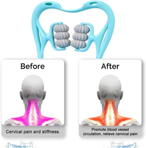 Neckbud Massage Roller Neck Massager Trigger Point Massage Roller Relax Tool USA - Imagen 7 de 11