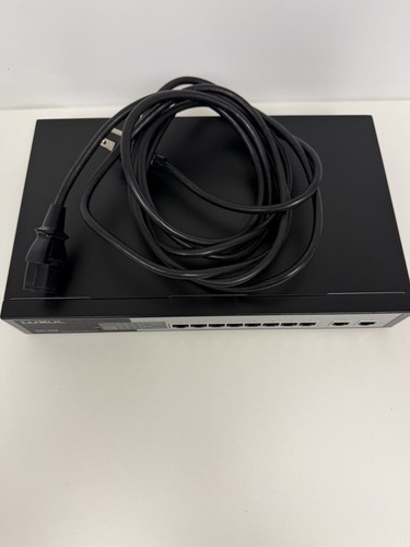 Luxul 10-portowy/8 POE+ Gigabitowy przełącznik zarządzalny XMS-1010P — przetestowany/działający - Zdjęcie 5 z 16