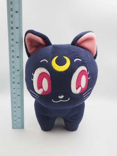 Sailor Moon B2612 Luna Cat Banpresto Prize 2014 Plush 8" Toy Doll Japan - Picture 3 of 9