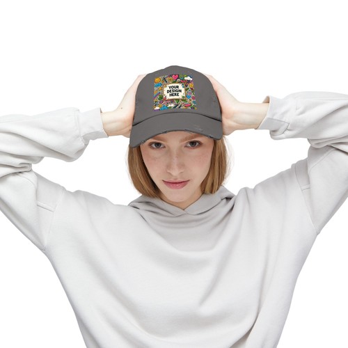 Gorra Personalizada Unisex Envejecida ~ Barfool ~ Envía tu imagen o logotipo - Imagen 54 de 73