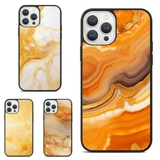 Lightweight Cover For Samsung Galaxy Motorola Apple iPhone Citrine quartz marble