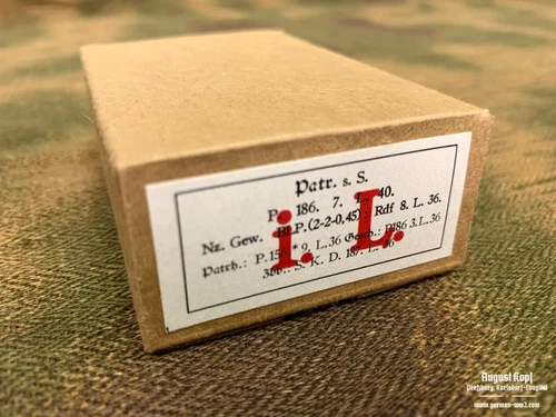 WW2 WH Empty Kar98 8x57 Ammo box  - reproduction