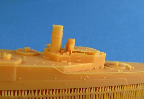 Parts  Detailing Ship HMS Indomitable Metallic Details MDR1200-04 Scale 1:1200  - Picture 6 of 24