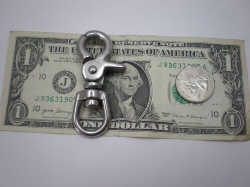 20pcs Stainless Steel Swivel Trigger Clip Lobster Clasp Snap Hook FAST SHIPPING! - Picture 3 of 9