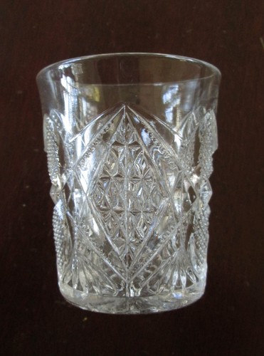 EAPG US GLASS #15048 PENNSYLVANIA; Balder; Kamoni Whiskey Tumbler 2½" x 2⅛" 1898 - Picture 7 of 9