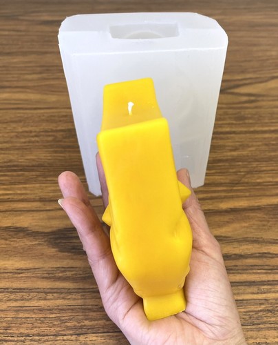 "Molde de velas de silicona 3D de dos caras Mardi Gras artesanal hecho en casa 4,5""" - Imagen 7 de 7