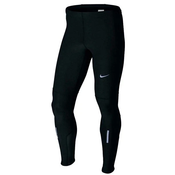 Warm Running Tights - Black - Men