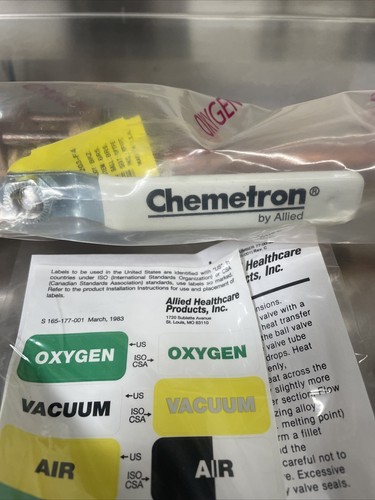 Allied Healthcare Products 230625-2P Ball Valve w/ Copper Extension, 77-03-0002 - Picture 3 of 5