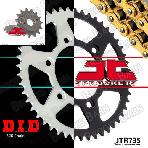 Ducati 900 MH900 e 2002 DID Chain & JT Sprocket Kit 1538T Ducati 900 MH900 e 2002 DID Chain & JT Sprocket Kit 1538T