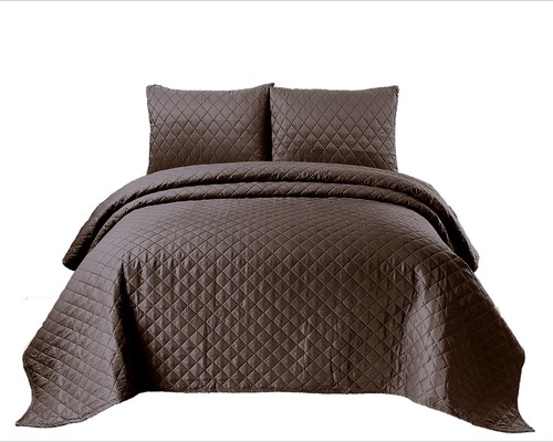 Embossed Quilted Bedspread Comforter Luxury Bedding Set Large Sofa Cover Throw - Picture 7 of 142