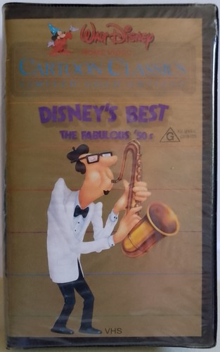 Disney Cartoon Classics Gold Edition VHS x3 Mickey Pluto Fabulous 50s CLAMSHELL - Picture 2 of 20