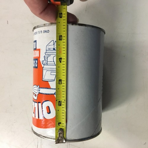 Vtg Oilzum 2 Stroke Engine Motorcycle Chainsaw Oil Can 70's AHRMA Maico Bultaco - Picture 9 of 11