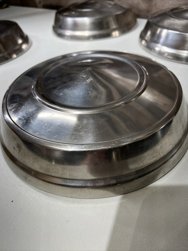 Factory 1960 - 1965 Plymouth Savoy Fury Belvedere Dog Dish Hubcaps 61 62 63 64 - Foto 7 di 22