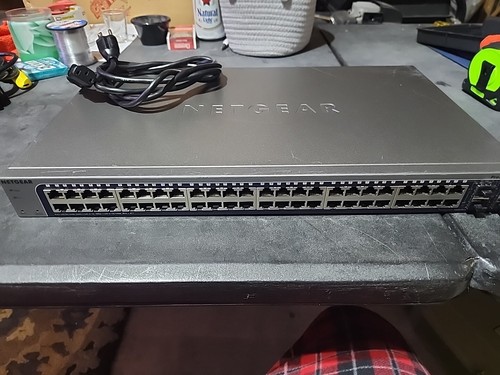 NETGEAR ProSAFE GS748T v4h2 48-Port Gigabit Ethernet Smart Switch with Pwr cord! - Photo 3/6