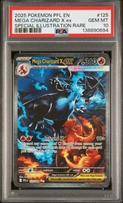 #ad #ad Mega Charizard Special Illustration Rare #125 PSA 10 Mystery Chaser Pack $13.99