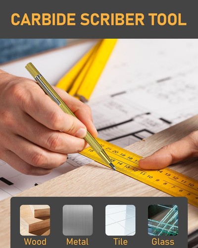 17 Pack Mechanical Carpenter Pencil Set with Sharpener 40 Refills, Automatic ... - Picture 7 of 7
