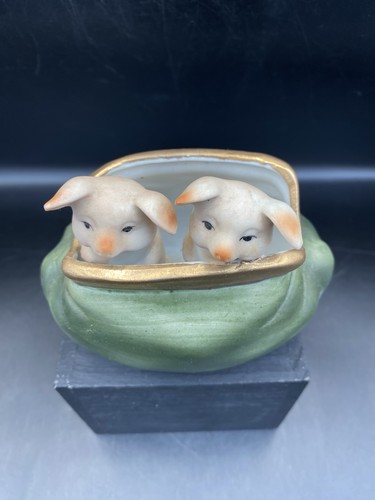 Carenado alemán de porcelana cerdos en cartera - Imagen 2 de 8