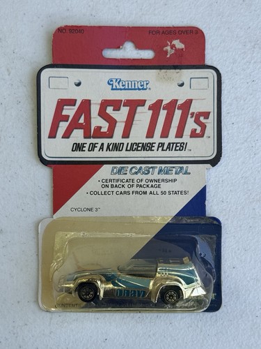 SEALED - 1981 Kenner Fast 111’s Cyclone 3 Car Diecast