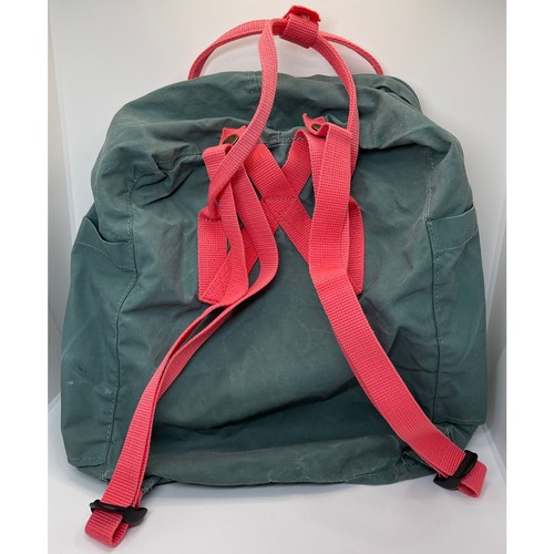 Fjallraven Kanken Classic Backpack Frost Green Pink Strap~ Fjällräven - Picture 4 of 12